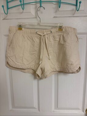 Roxy Light Beige Drawstring Shorts